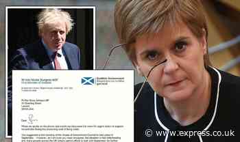Nicola Sturgeon begs Boris Johnson for immediate help for Scots in new letter - Express