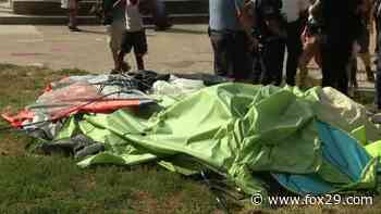 'This is my home': Police shut down encampment protesting sale of affordable housing unit in West Philadelphia - FOX 29 Philadelphia