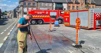 Fietser gewond na valpartij op gemorst vet - Het Laatste Nieuws