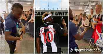 Touching Video of French Winger Allan Saint Maximin Gifting Newcastle Fan and His Son Rolex Watch Emerges ▷ SportsBrief.com - Sports Brief