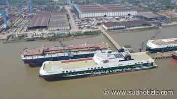 Consegnata al Gruppo Grimaldi la Eco Adriatica, nave ro-ro ibrida classe GG5G - Sud Notizie