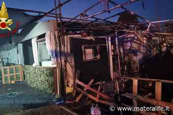 Incendio nel campeggio, tre persone intossicate da fumo - MateraLife