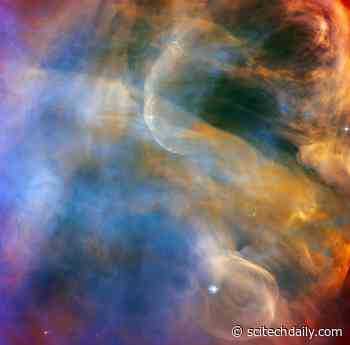 Hubble Captures Colorful Celestial Cloudscape in the Orion Nebula