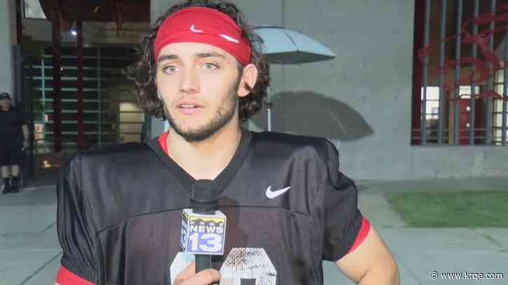 Lobos QB Justin Holaday learning the difference between juco and division one football