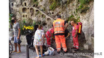 Positano, brutto incidente alla grotta di Fornillo. Coinvolti due ragazzi di Pisa - Positanonews - Positanonews
