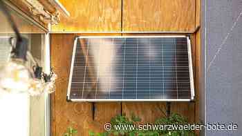 Energie in Schramberg - Freie Liste beantragt Förderung kleiner PV-Anlagen - Schwarzwälder Bote