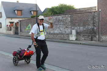 De passage dans l'Eure, Luc Pace marche pour vaincre la sclérose en plaques - L'Impartial