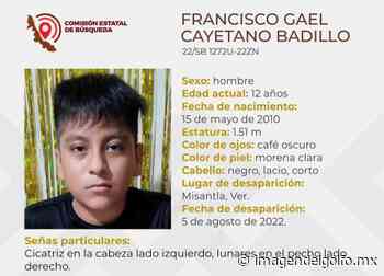 Buscan al niño Francisco Gael Cayetano; desapareció en Misantla - Imagen del Golfo