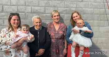Marie en Rosa zorgen voor dubbel viergeslacht op 7 maanden tijd - Het Laatste Nieuws