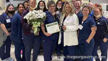 Attebery Receives DAISY Award at East Georgia Regional Medical Center - The Georgia Virtue