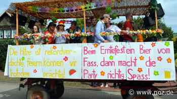 Festumzug mit Mottowagen: Nortrup freut sich auf das Erntefest am Wochenende - NOZ