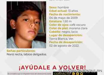 En Tierra Blanca, buscan al menor Erick desaparecido el 02 de agosto - Imagen de Veracruz