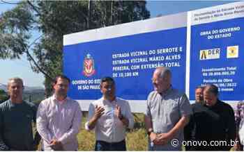 Prefeitos anunciam início das obras na estrada Guararema-Salesópolis - Guararema