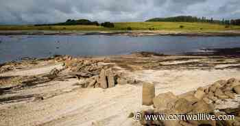 Forgotten land exposed as Cornwall's largest reservoir dries up - Cornwall Live