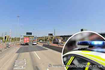 Dartford A282 crash: Motorcyclist taken to hospital