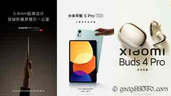 Xiaomi Mix Fold 2, Pad 5 Pro 12.4, Buds 4 Pro Launch Set for August 11: All Details
