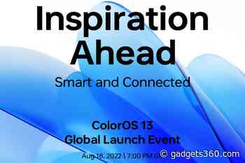 ColorOS 13 Will Be Unveiled Globally on August 18: All You Need to Know