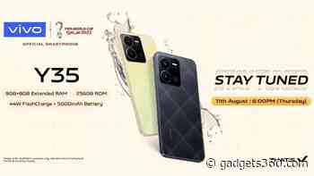 Vivo Y35 4G Visit BIS Certifications Site, Could Soon Launch in India: Report
