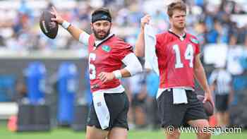 Training camp position battles to watch for all 32 teams: Will Baker Mayfield start at QB for the Panthers?