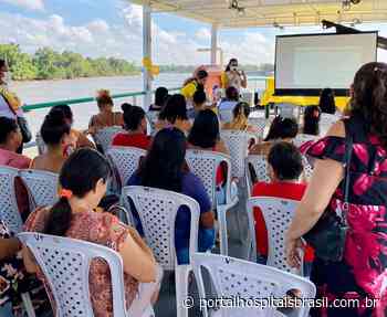 Materno-Infantil realiza ação de incentivo à amamentação no porto de Barcarena - HOSPITAIS BRASIL