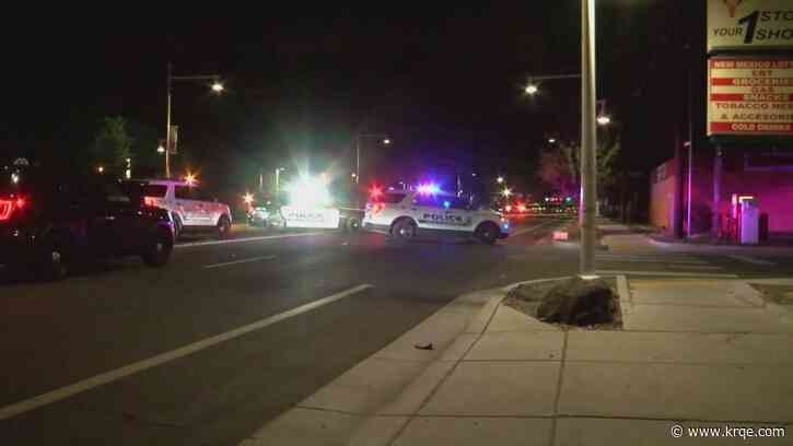 Pedestrian dead in crash just east of Central and Coors