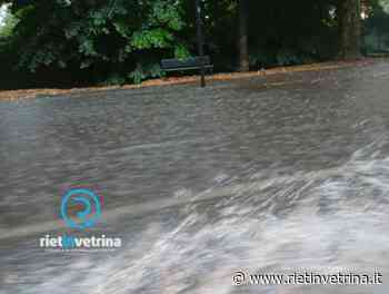 Nubifragio su Rieti, viale Maraini allagato - Rietinvetrina