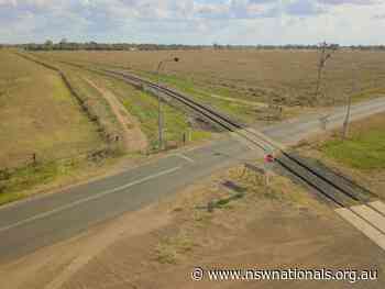 High tech lights to boost level crossing safety - NSW Nationals