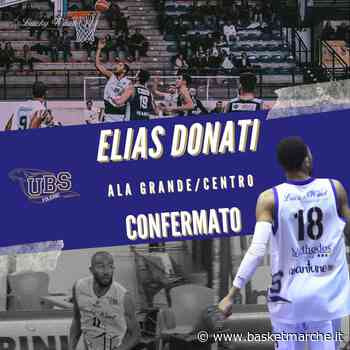 Ufficiale, la Lucky Wind Foligno conferma il lungo Elias Donati - Serie C Gold - Basketmarche.it