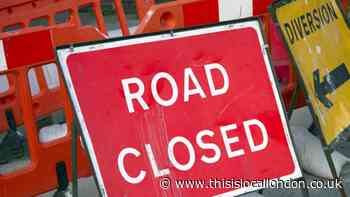 Devonshire Road Rushey Green oil spill closes multiple roads