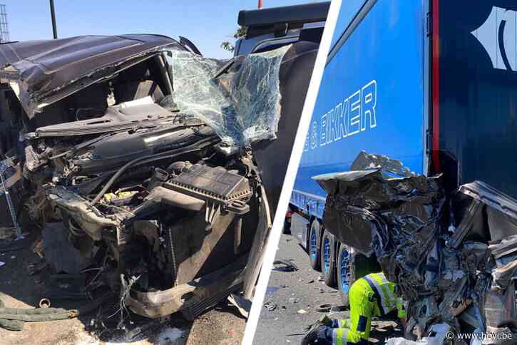File richting Lummen nadat vrachtwagen en vijf auto’s botsen op E314: bestuurder bevrijd en kindje gewond