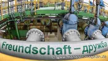 Druschba-Pipeline: Öl-Lieferungen aus Russland nach Mitteleuropa gestoppt