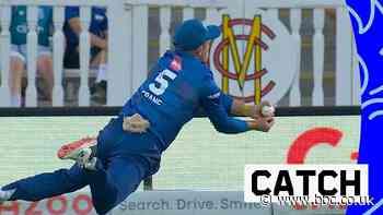 The Hundred: Mason Crane takes 'outstanding catch' to remove Jos Buttler