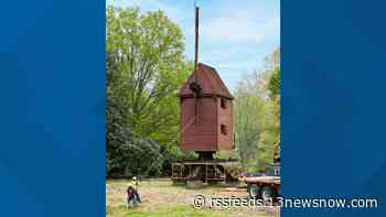 Colonial Williamsburg's windmill moves to a new location