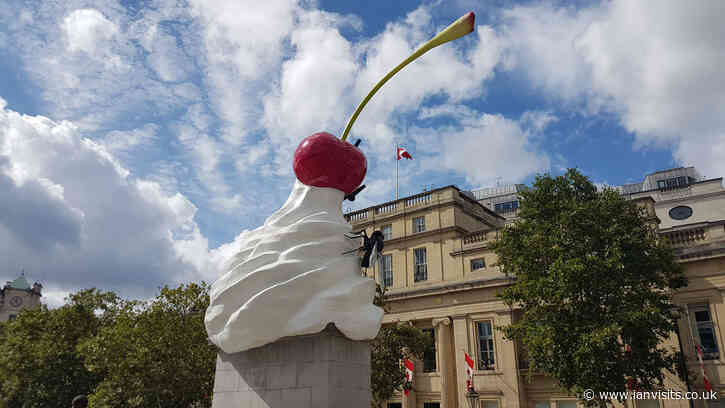 Last chance to see Trafalgar Square’s giant ice cream
