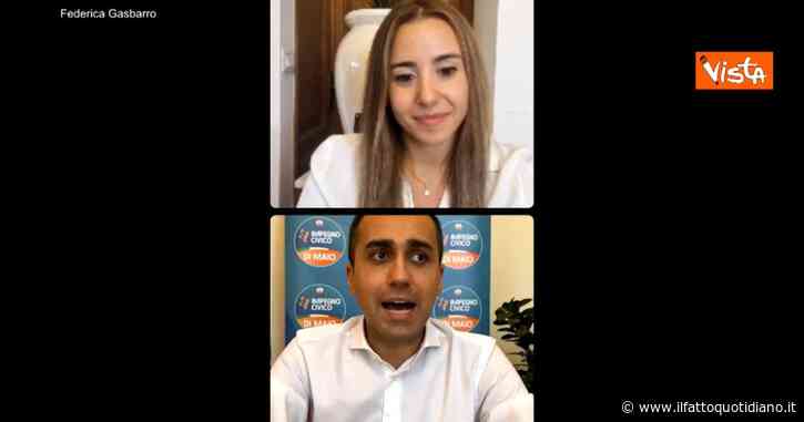 Di Maio torna in diretta (con commenti chiusi) e presenta la candidata attivista verde Federica Gasbarro – Video