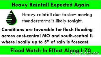 More heavy rains, flash flooding possible in southwest Illinois. Here’s the forecast - Belleville News-Democrat