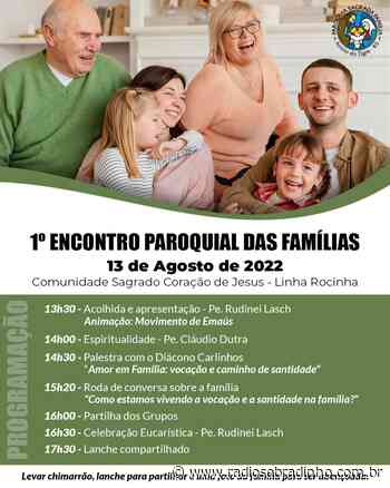 1º Encontro Paroquial das Famílias será sábado em Arroio do Tigre - Radio Sobradinho AM