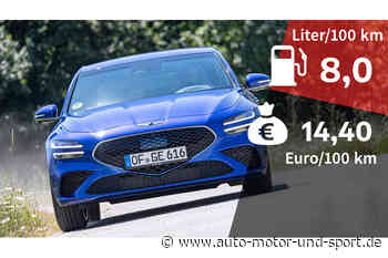 Kosten und Realverbrauch: Genesis G70 Shooting Brake 2.2 D Sport - Auto Motor und Sport