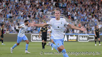 Löwen-Kantersieg: Fynn Lakenmacher überzeugt als Doppelpacker - und erinnert Fans an eine 1860-Legende