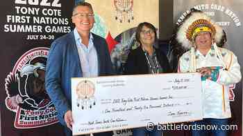 SIGA makes 125K donation to Tony Cote First Nations Games - battlefordsNOW