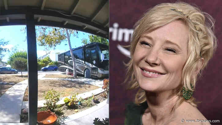 Doorbell camera video captures Anne Heche's car speeding moments before crash