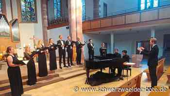 Remigius Kammerchor - Konzert in Nagold rund um die Liebe - Schwarzwälder Bote