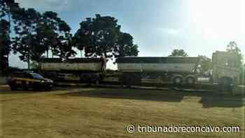 Teixeira de Freitas: PRF flagra caminhão com quase 20 toneladas de excesso de peso - Tribuna do Recôncavo