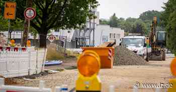 Bauarbeiten dauern an: Siegfriedstraße bleibt noch länger gesperrt | Lokale Nachrichten aus Detmold - Lippische Landes-Zeitung