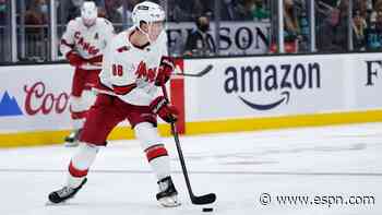 Hurricanes re-sign Necas to 2-year, $6M contract