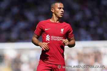 Thiago Alcantara adds to Liverpool injury woes after suffering hamstring strain - Ealing Times