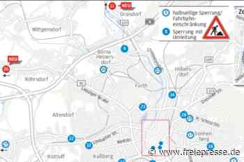 Wo Baustellen in Chemnitz für Behinderungen sorgen - freiepresse.de