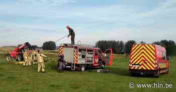 Koetsier raakt van de weg af, twee paarden in de gracht - Het Laatste Nieuws