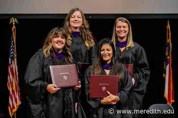 First Class Completes Meredith's M.A. in Criminal Justice - Meredith College