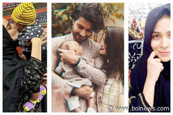 Feroze Khan’s wife Alizey Fatima from Roza Hazrat Ali R.A. - BOL News